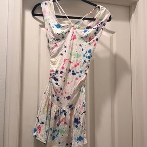 Paul Frank small splatter paint 80s dress